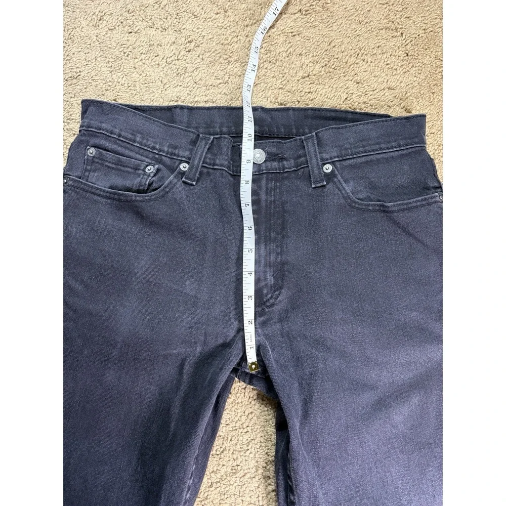Levis 511 Jeans Men 32x34‎ Black Straight Leg Mid Rise Preppy Casual